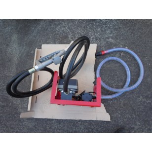 Насос для перекачки дизельного топлива помповый ( счетчик и пистолет) (топливо-раздаточная колонка) 12В 