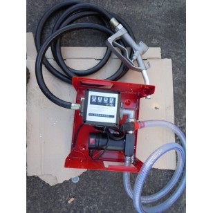 Насос для перекачки дизельного топлива помповый ( счетчик и пистолет) (топливо-раздаточная колонка) 12В 