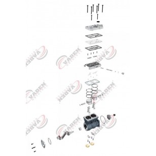 Компрессор воздушный VOLVO (пр-во Rider) 1300010001, 4127040087, 4127040080, RD 91.02.482