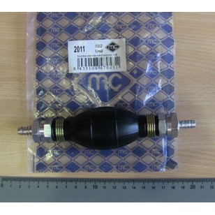 Подкачка топлива 8 мм с двумя клапанами ( груша ) ручная Metalcaucho ( MC ) 02011